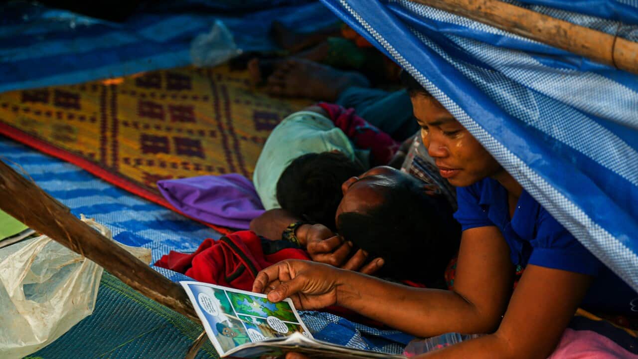 2022 Myanmar people on the rough Road.