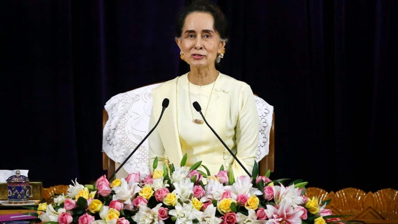 Myanmar’s leader Aung San Suu Kyi has come under fire for not doing enough to avert the crisis.