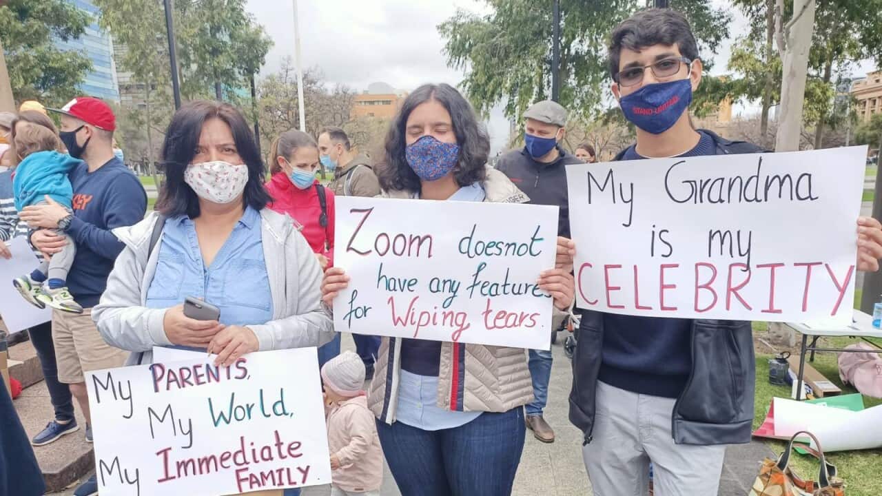Protest by Indian Community