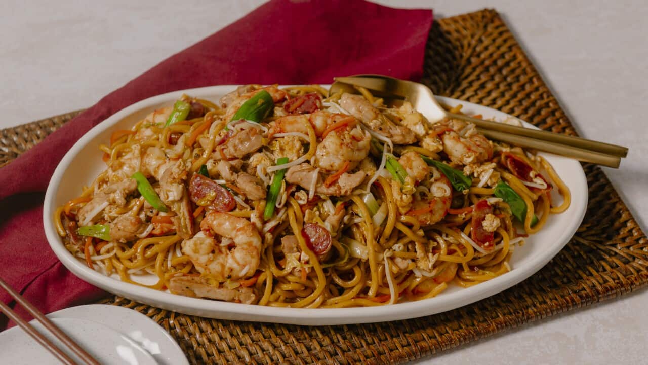 Mauritian fried noodles