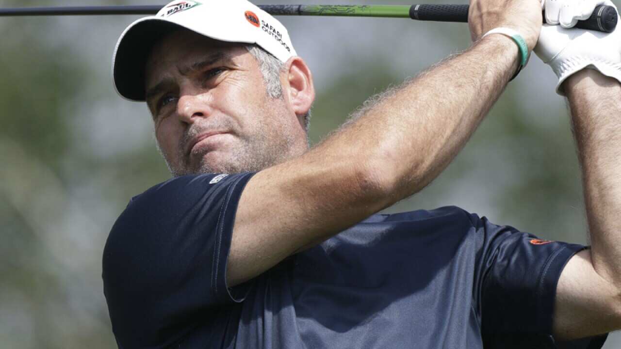 Richard Bland tees off