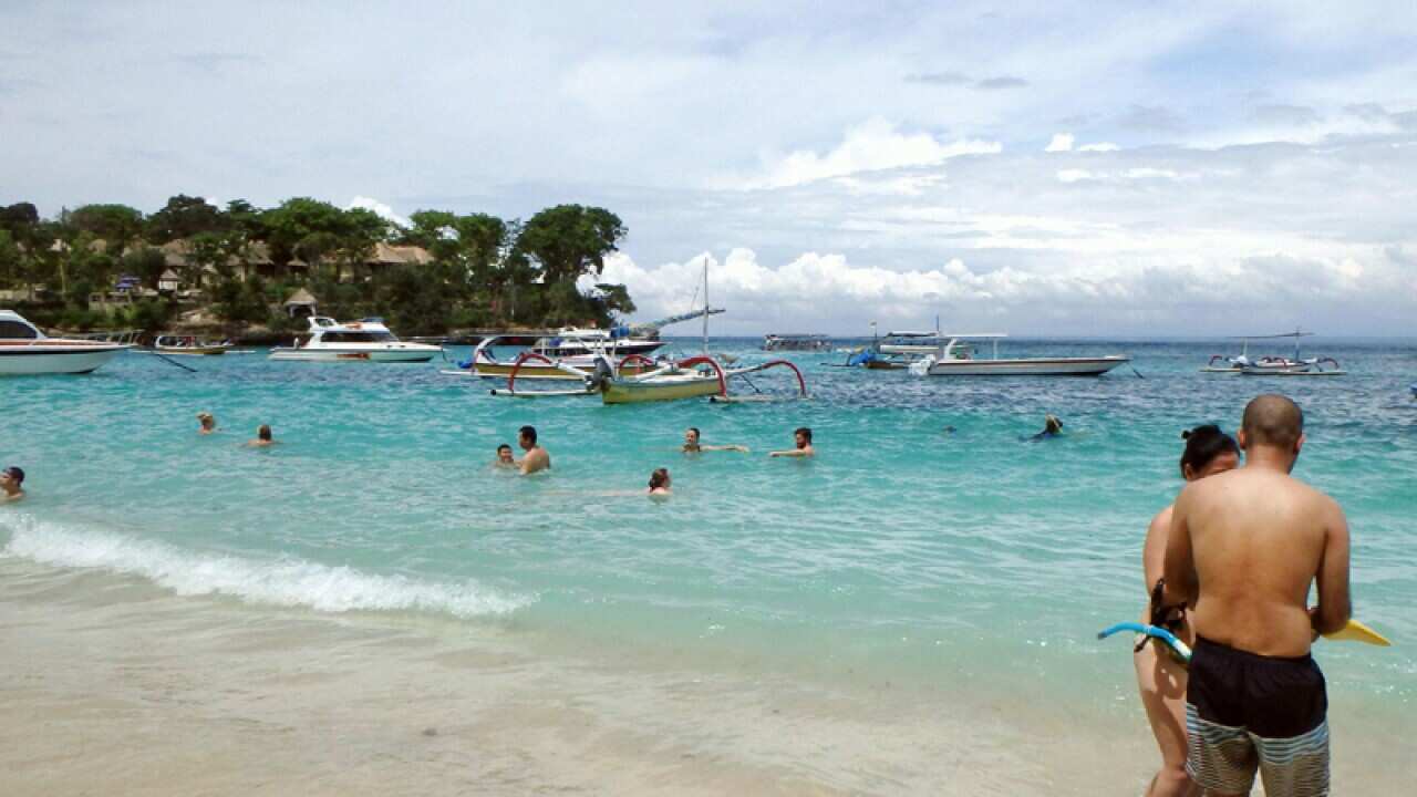 A beach of Bali, Indonesia