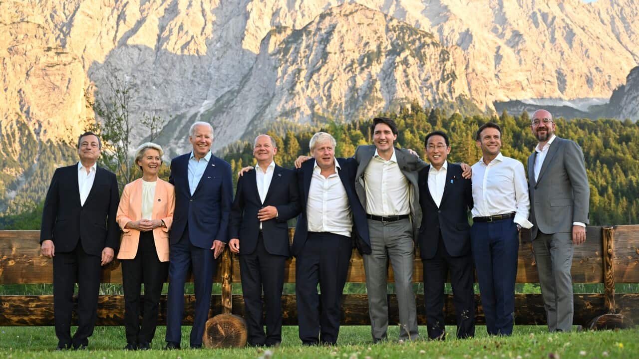 World leaders at the G7 Summit