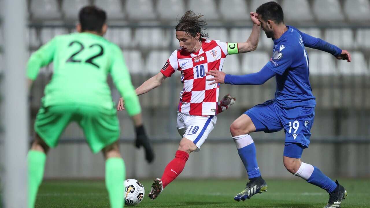 Luka Modrić 290321 Croatia Cyprus