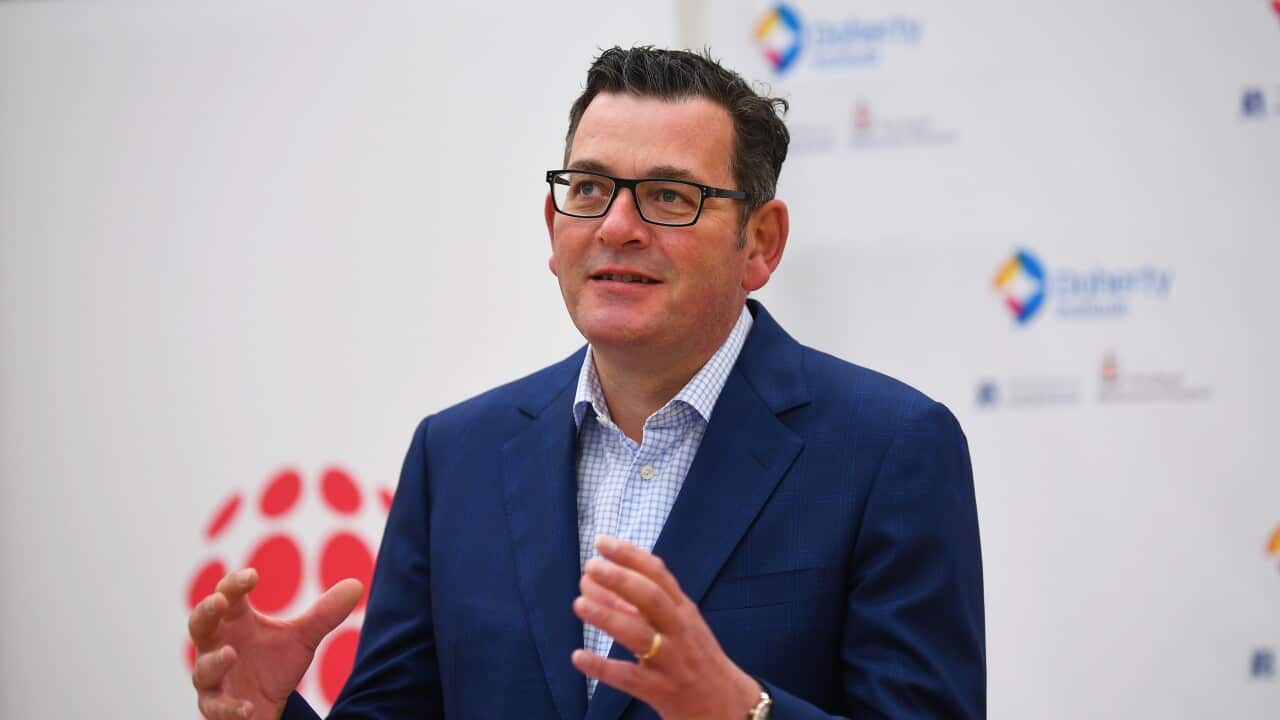 Victorian Premier Daniel Andrews addresses the media during a press conference at the Doherty Institute in Melbourne, Friday, November 13, 2020