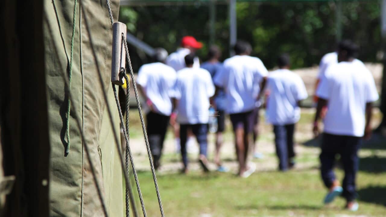 Nauru detention centre. (AAP)