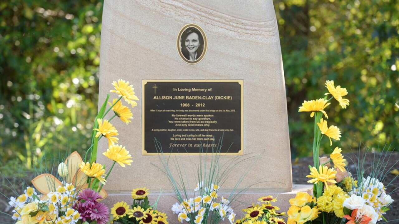 A memorial to Allison Baden-Clay