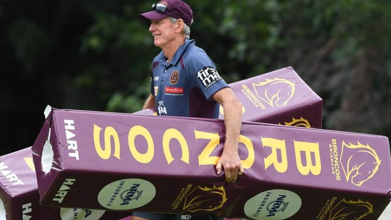Brisbane Coach Wayne Bennett.