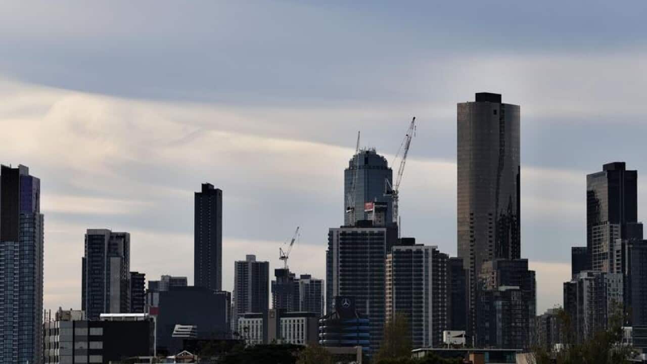 Scenic Melbourne skyline