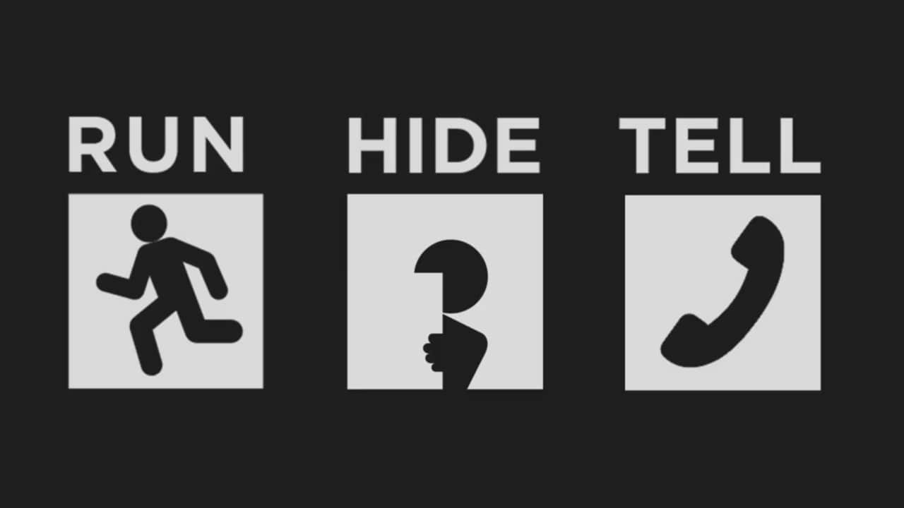 UK counter-terrorism police have released a four-minute video detailing their ‘run, hide, tell’ advice in the event of a firearms attack.