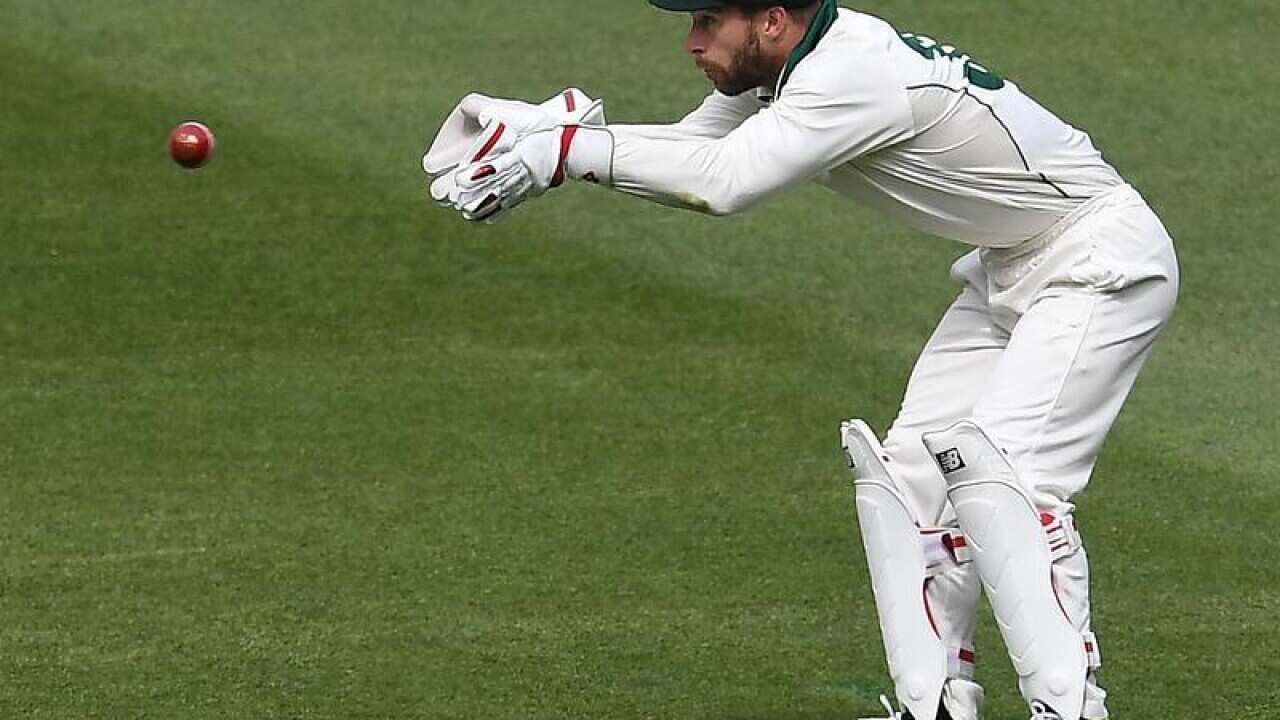 Incumbent Test wicketkeeper Matthew Wade.