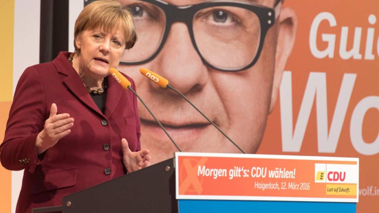 German Chancellor Angela Merkel