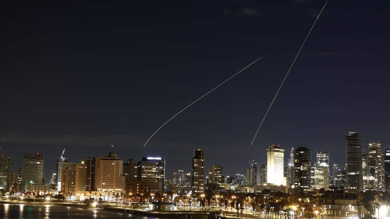 ISRAEL-TEL AVIV-IRAN-MISSILE ATTACKS-INTERCEPTION