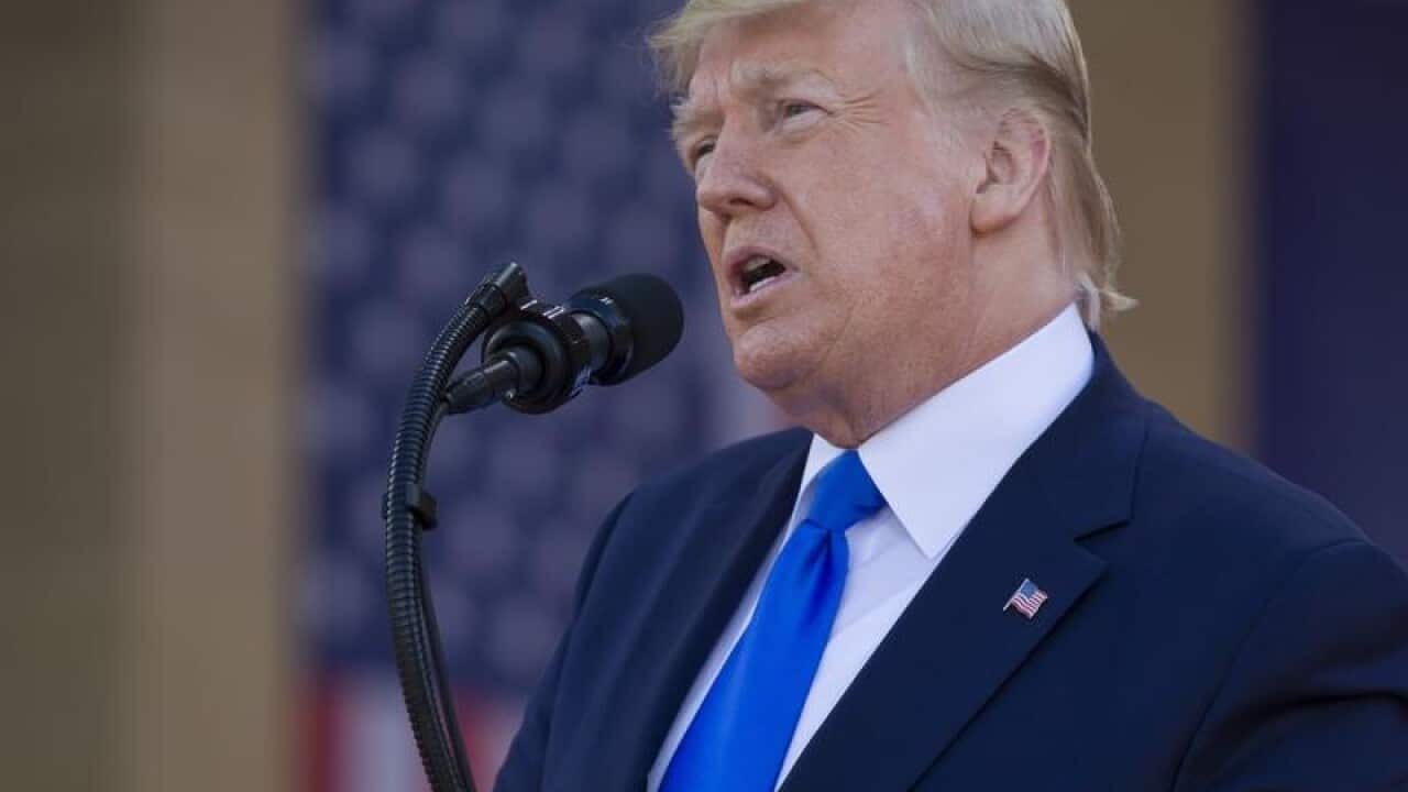 US President Donald Trump