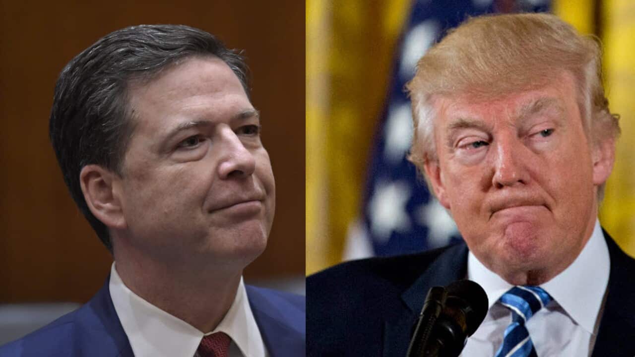 US President Trump & Sacked FBI Director Comey