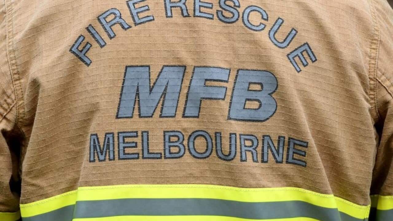 A Melbourne Fire Brigade jacket