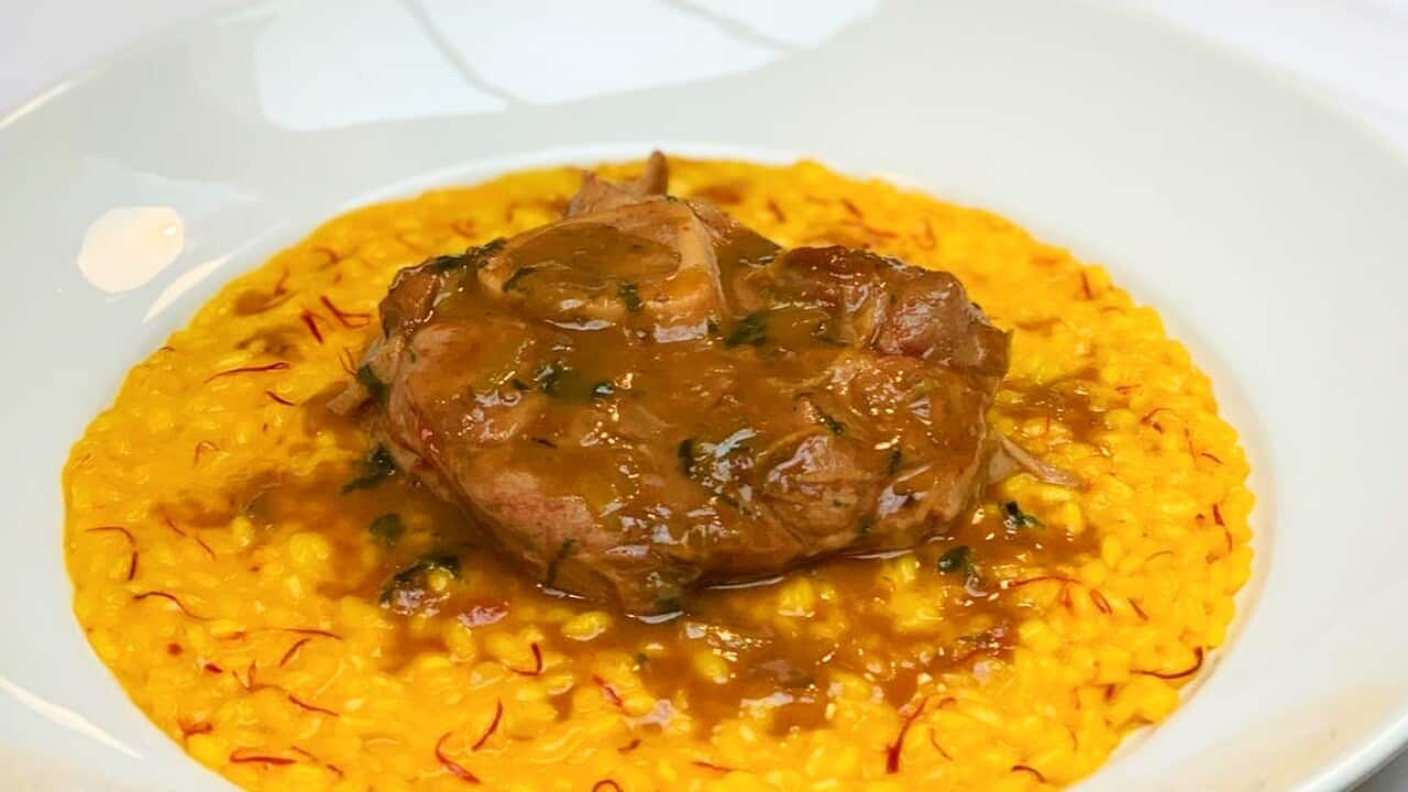 L'ossobuco è una pietanza propria della cucina milanese, abbianata per tradizione al risotto allo zafferano