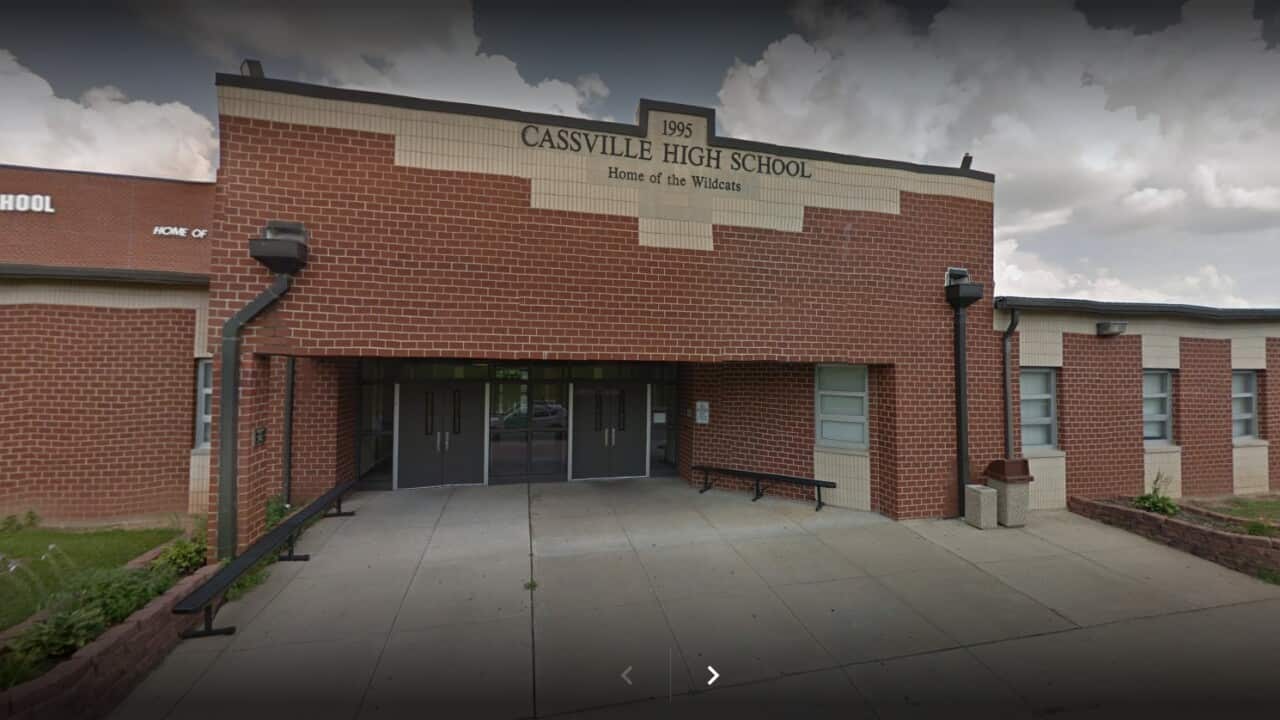 The building exterior of Cassville High School.