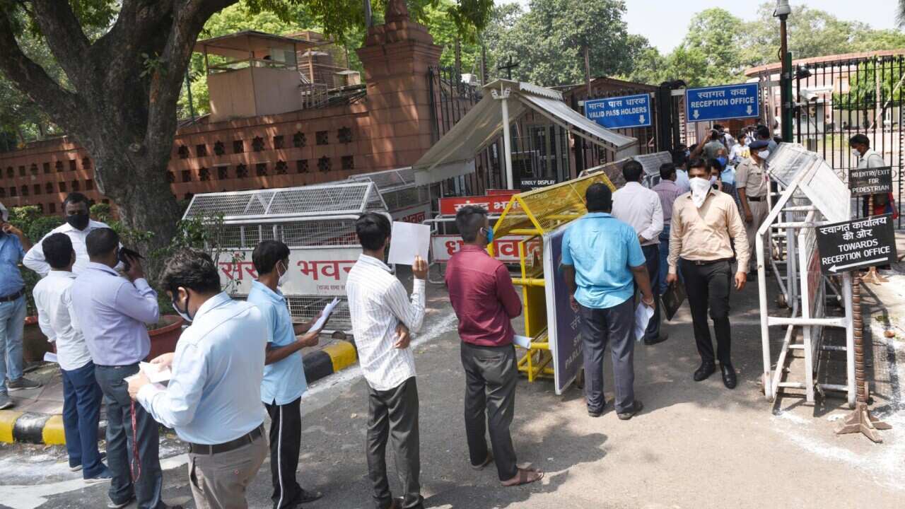 Out side of Indian Parliament New delhi