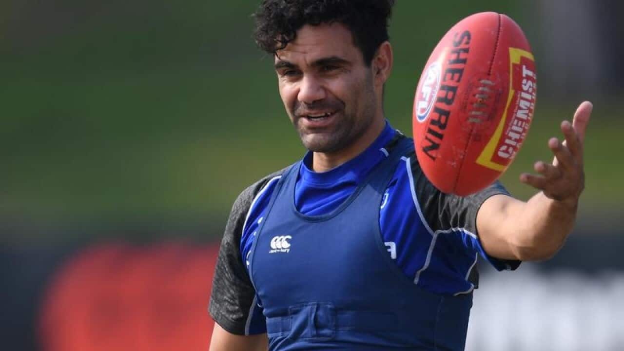 North Melbourne Kangaroos player Lindsay Thomas