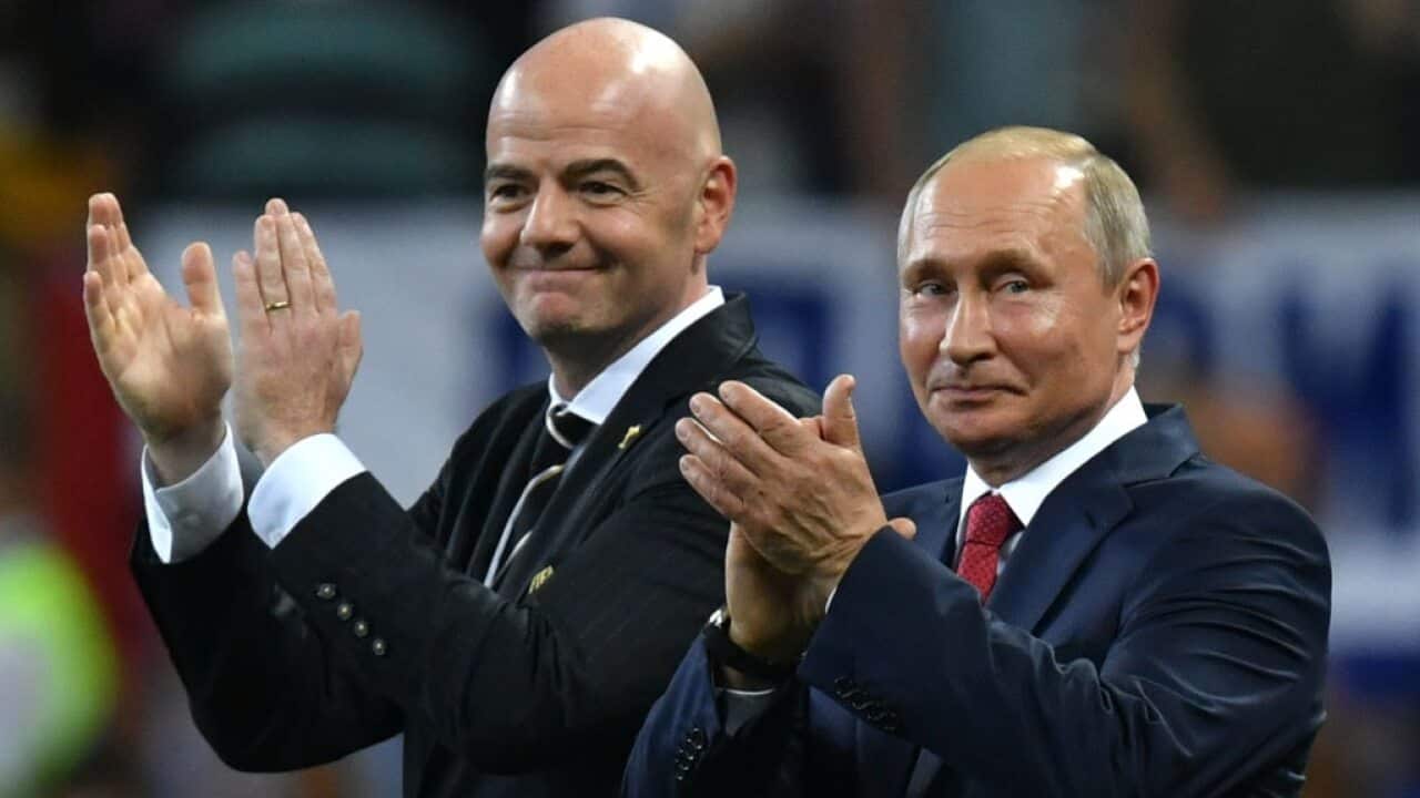 Infantino, Putin