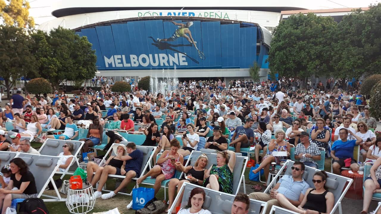 Australian Open 2019 fans.