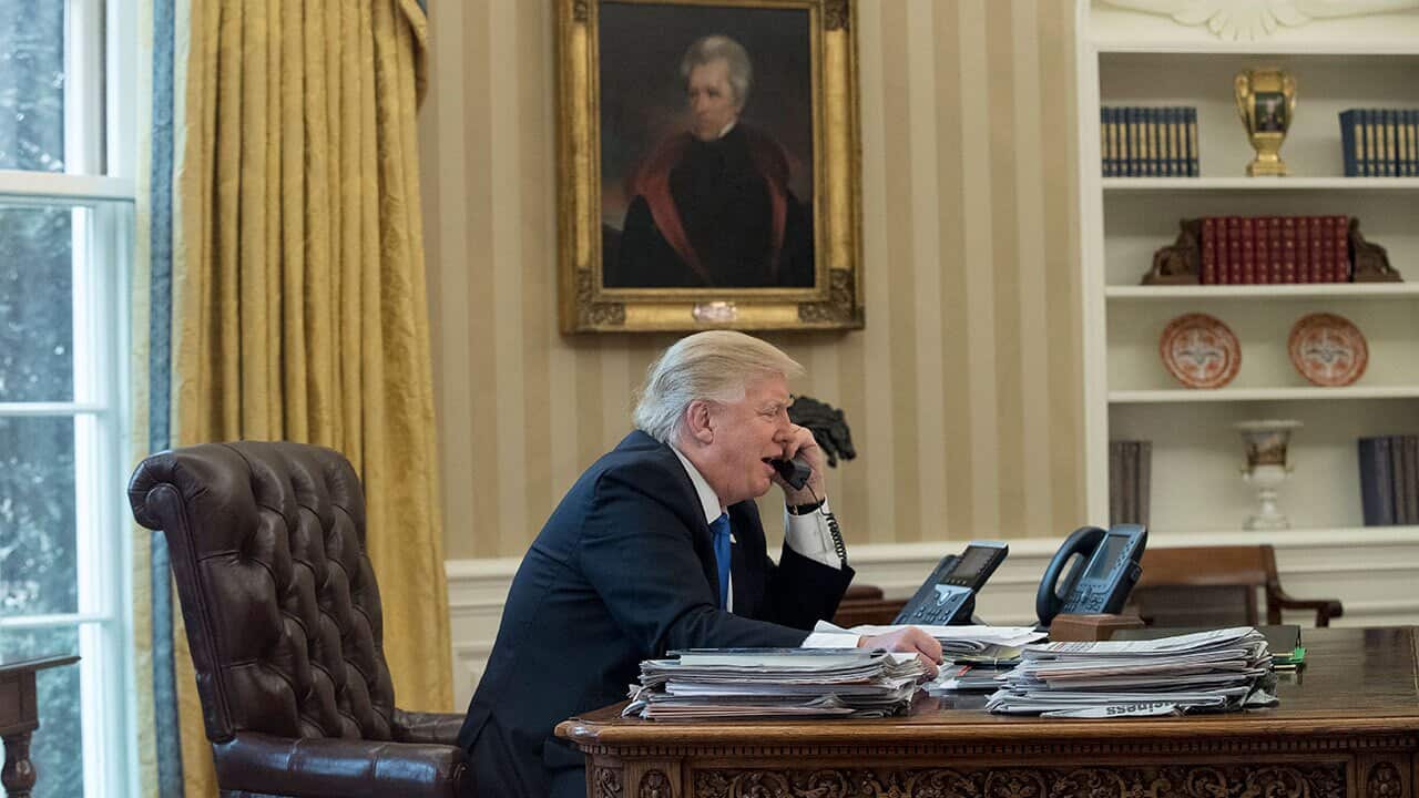 A leak of US President Donald Trump's daily schedule has sparked anger from White House.