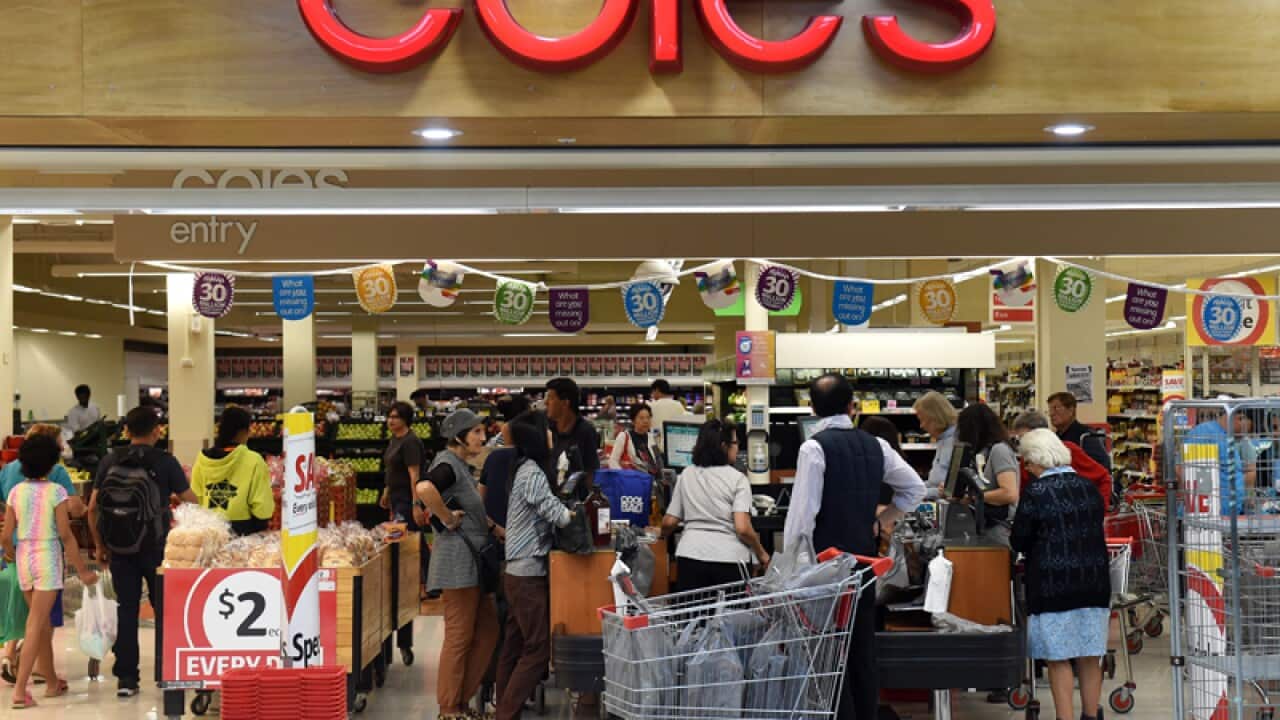 A Coles supermarket