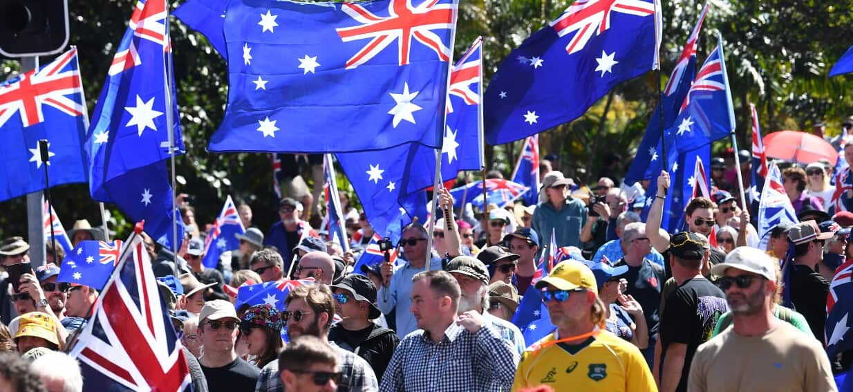 Follow live: Anti-immigration rallies and counter-protests held in capital cities in Australia