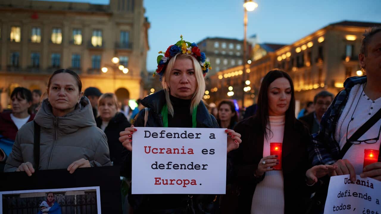 4th Anniversary of the Ukraine War in Pamplona - 24 Feb 2026