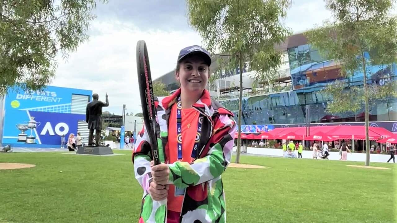 Greek-Australian tennis player Andriana Petrakis from Adelaide 