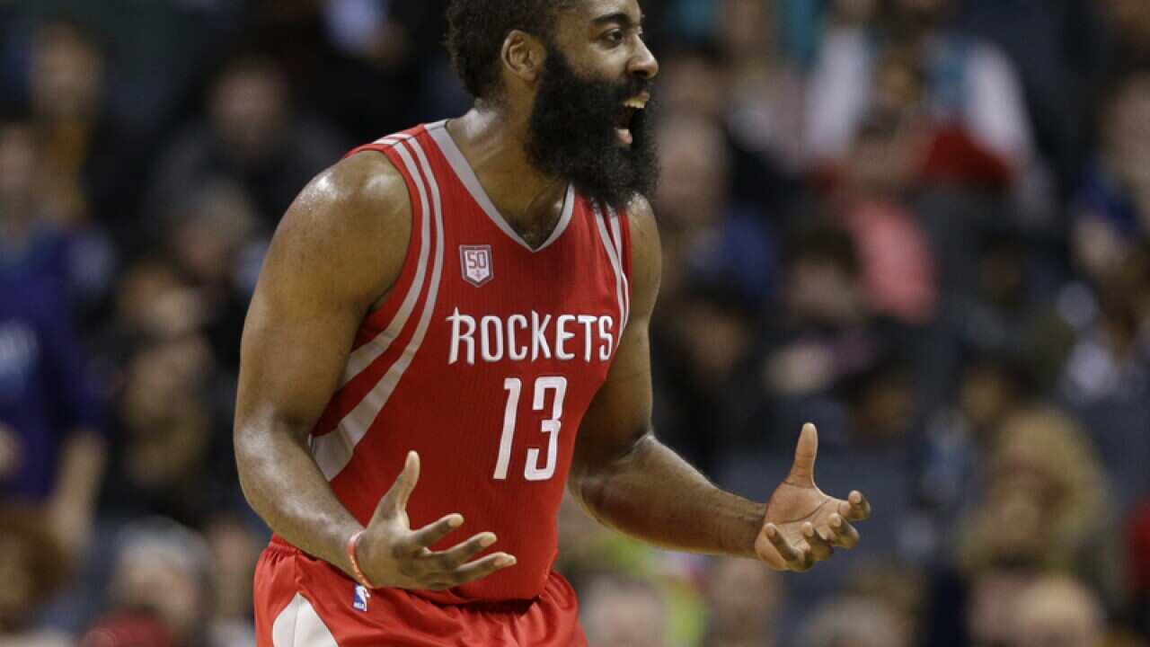Houston Rockets' James Harden (13)