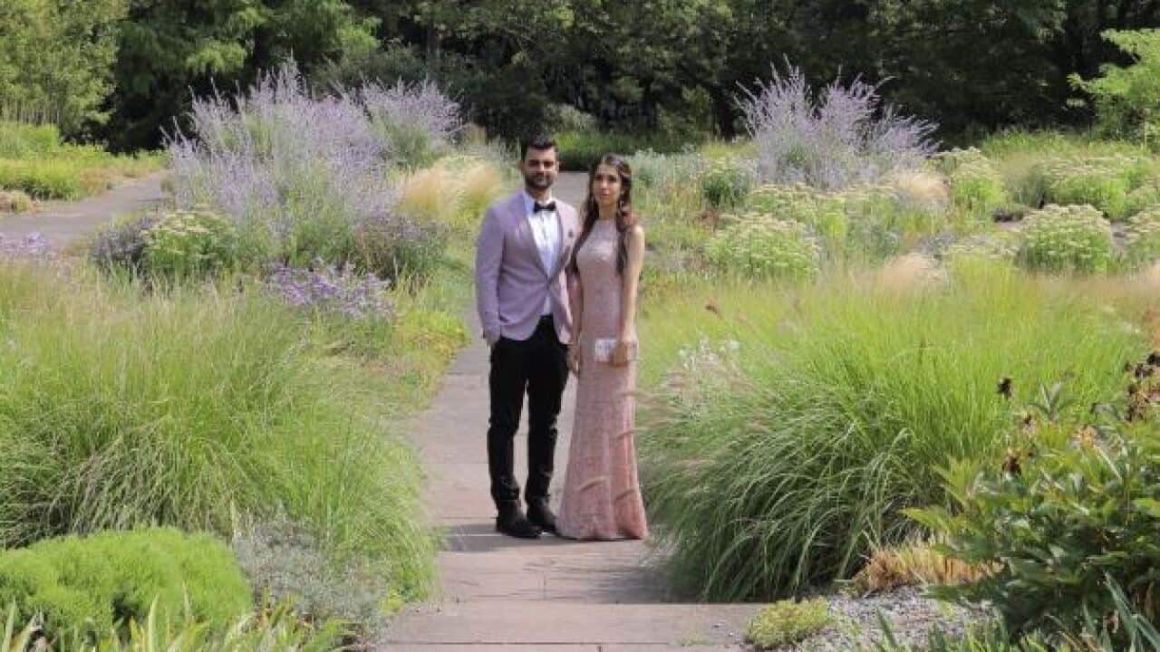 Nadia Murad and Abid Shamdeen