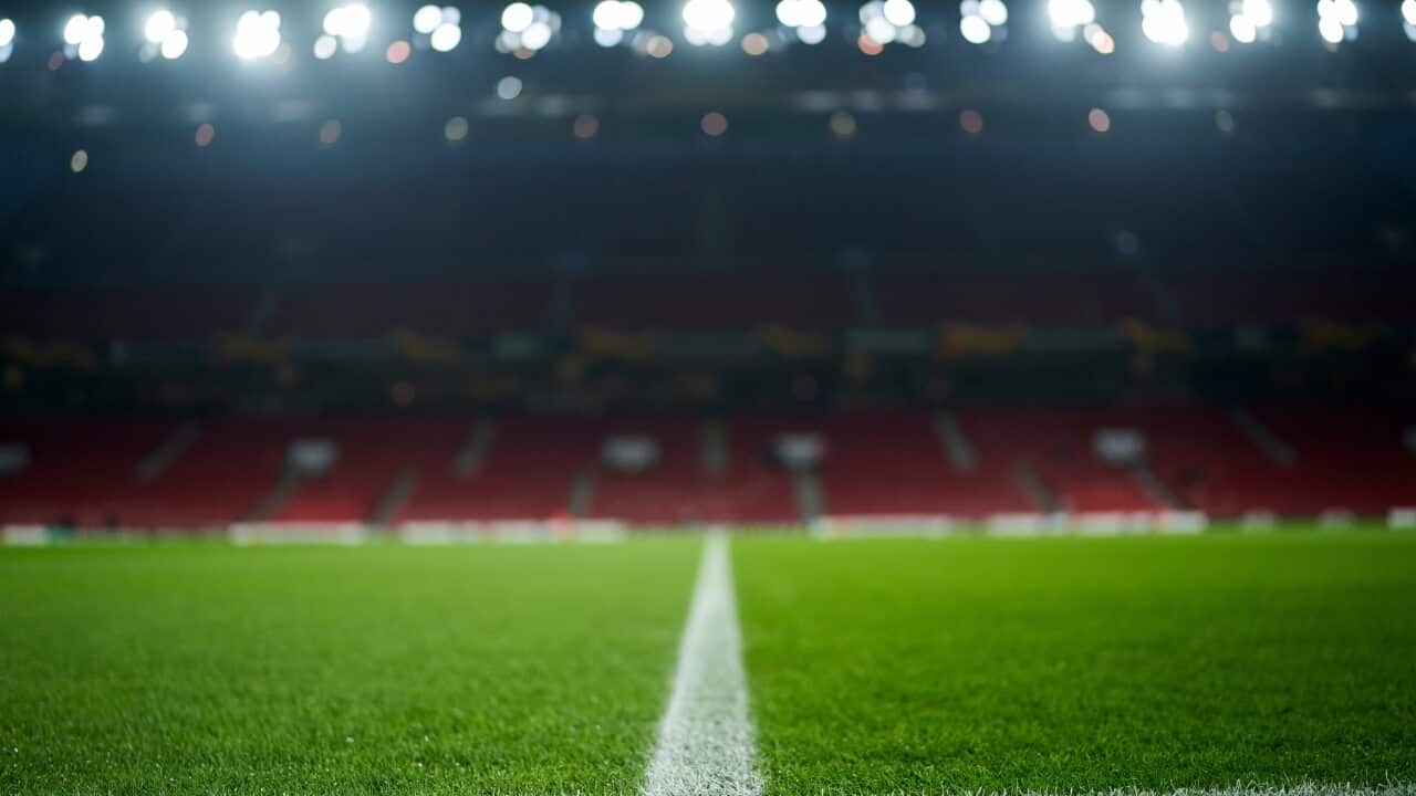 Football stadium generic shot