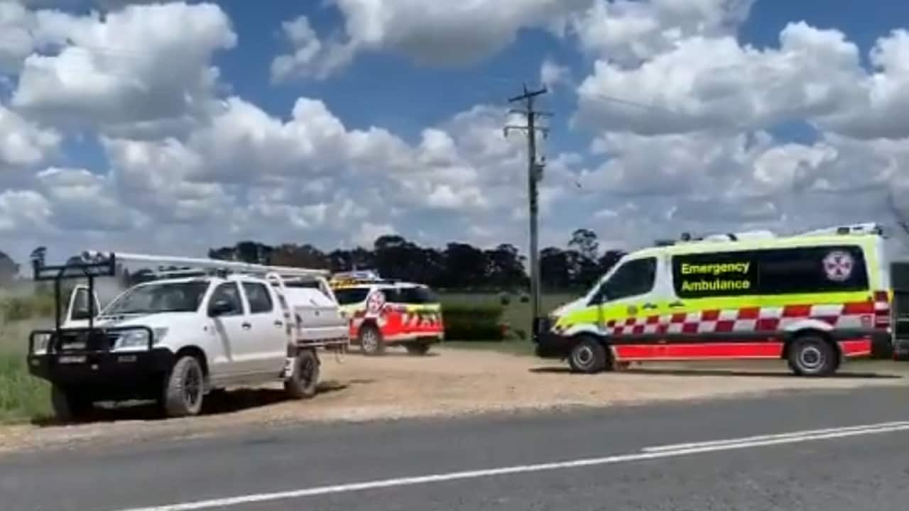 The scene of the crash.