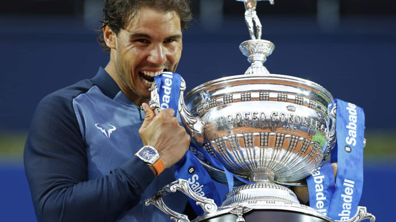 Spanish tennis player Rafael Nadal
