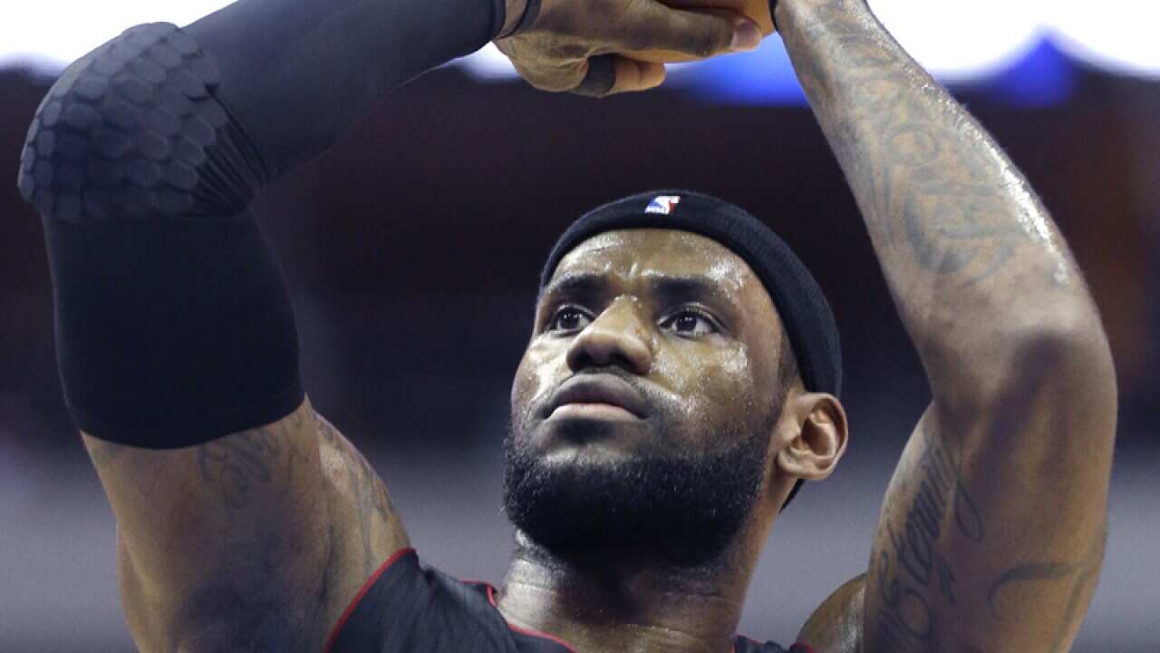 NBA superstar LeBron James