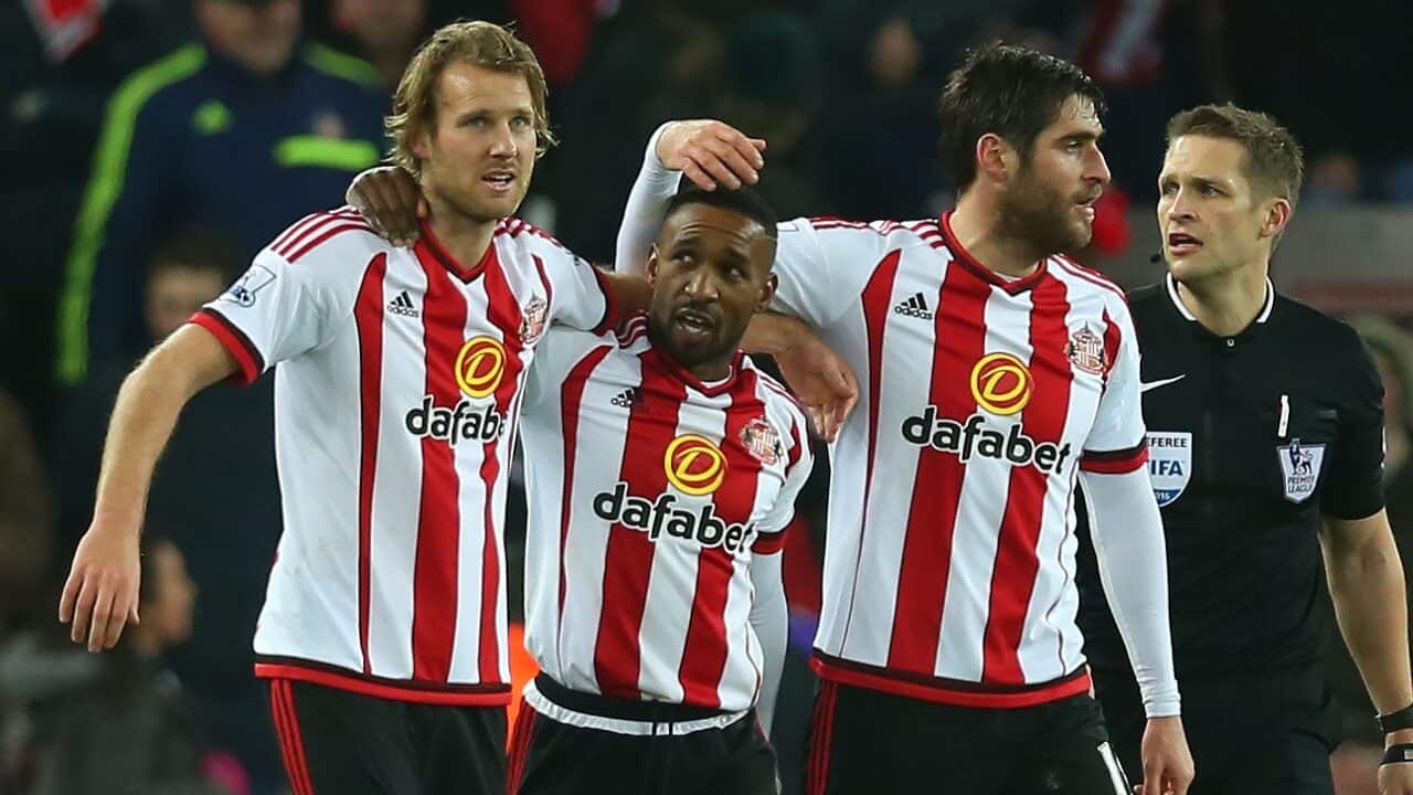 Ola Toivonen, Jermain Defoe and Danny Graham