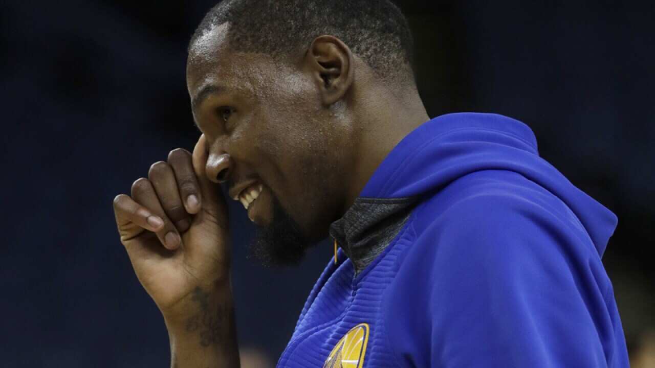 Golden State Warriors player Kevin Durant