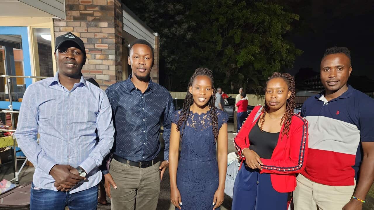 Baadhi ya wadau walio zungumza na SBS Swahili baada ya mkutano wa jumuiya yao.jpg