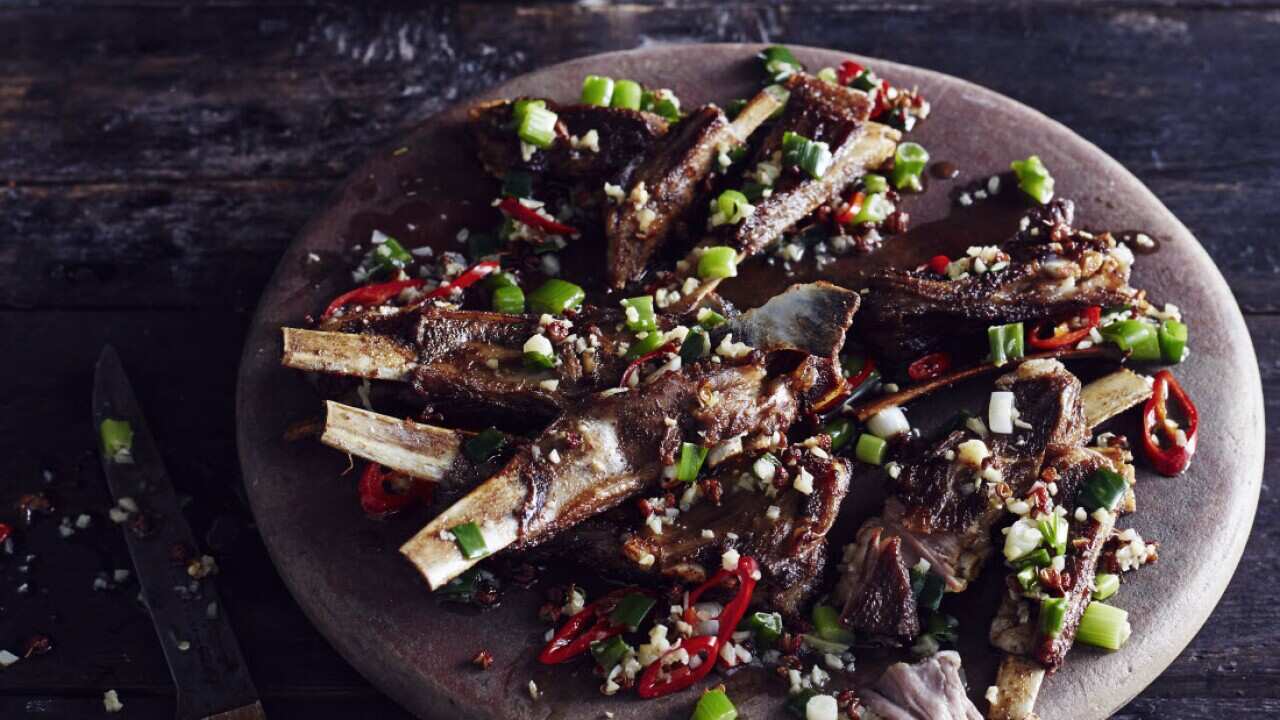 Hunan lamb ribs SBS Food