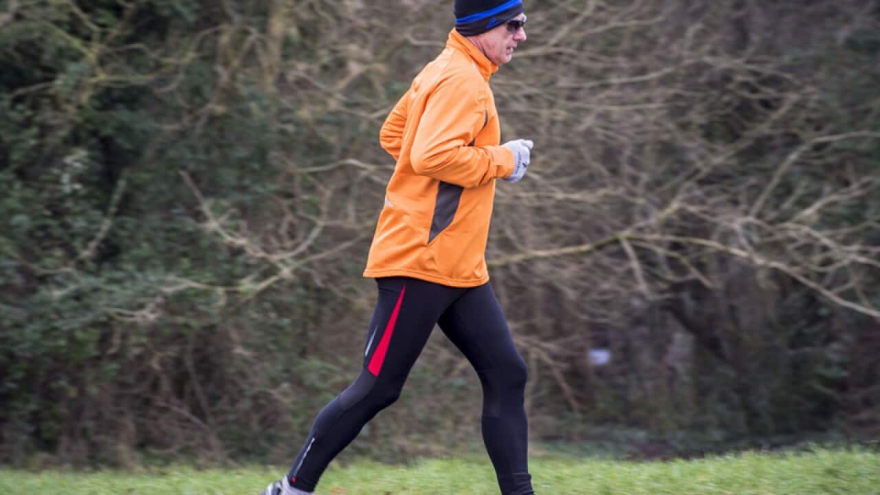 A jogger