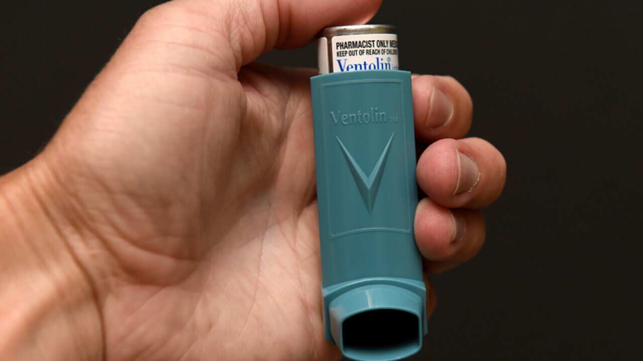 A canister of Ventolin