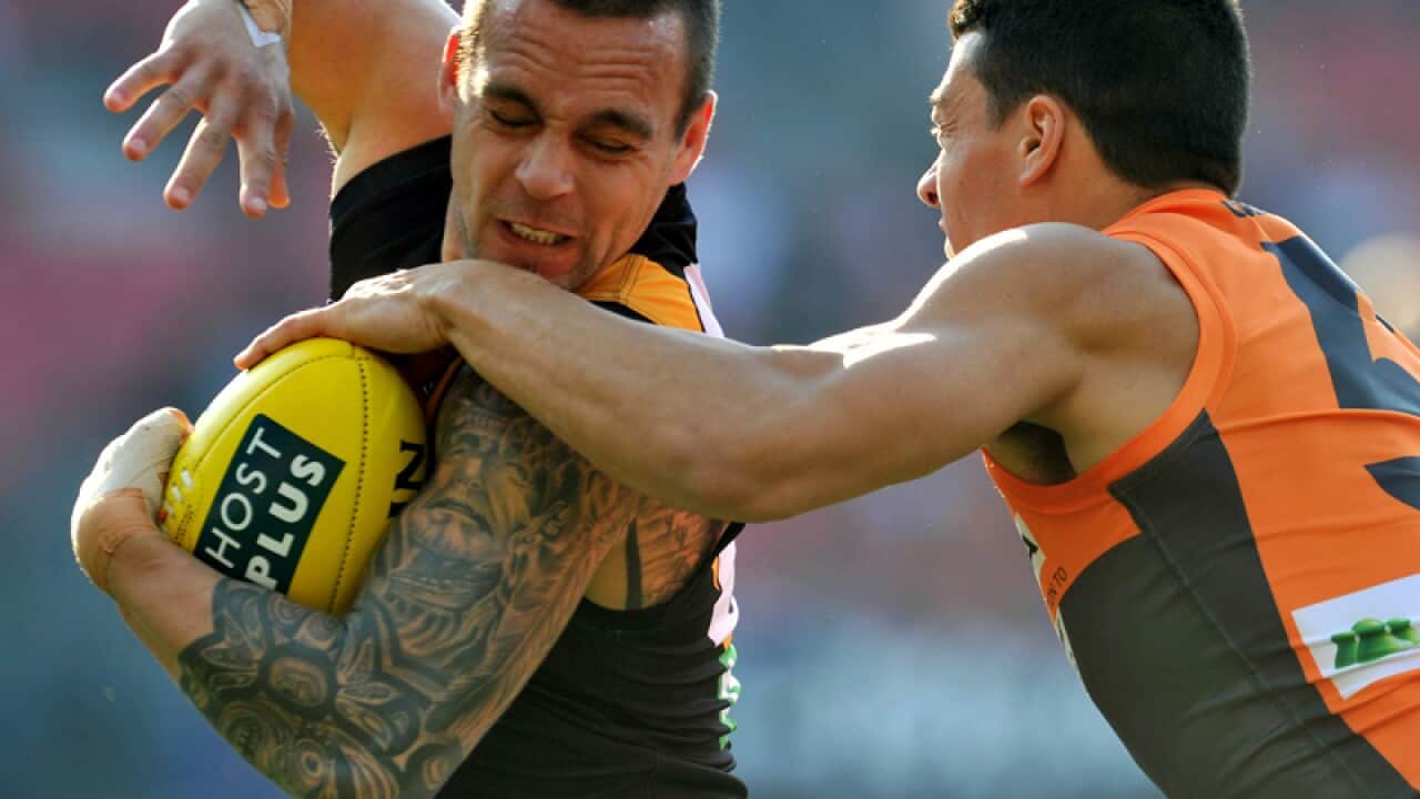 Richmond AFL player Jake King