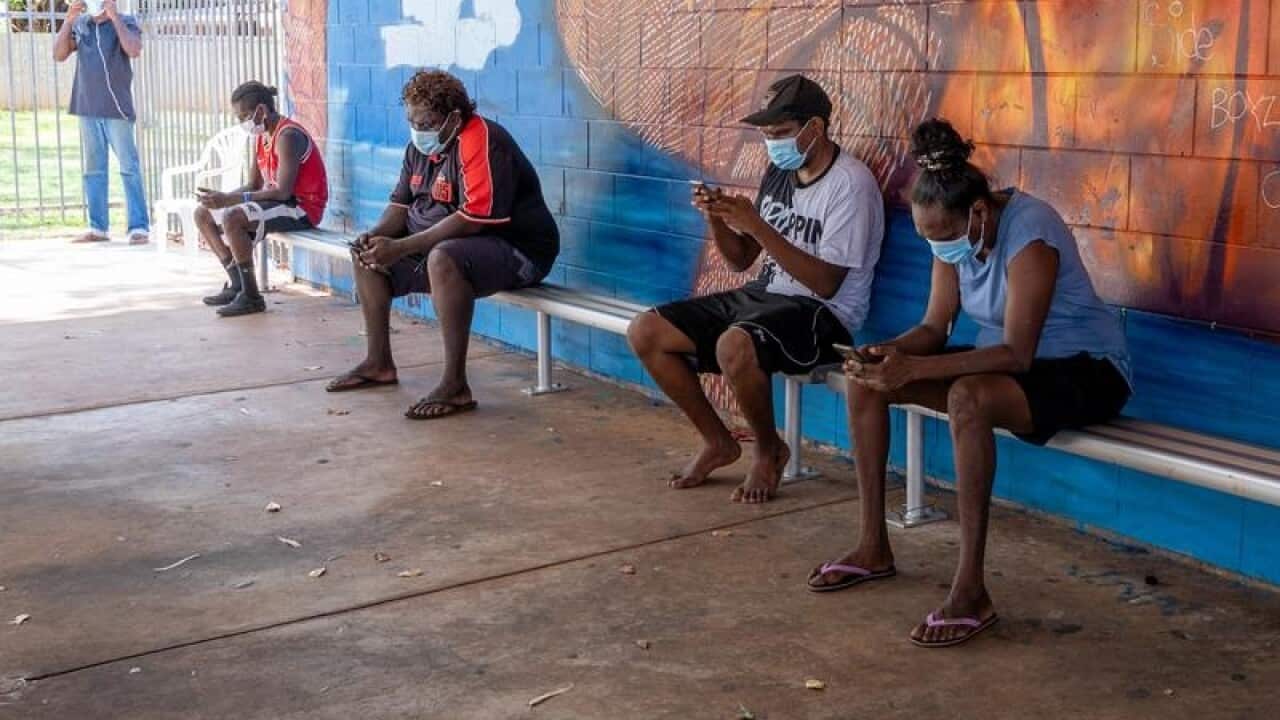 A COVID-19 clinic in Katherine