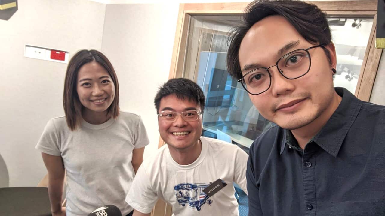 欣恩 (L) Darren (M) and Jacky (R)