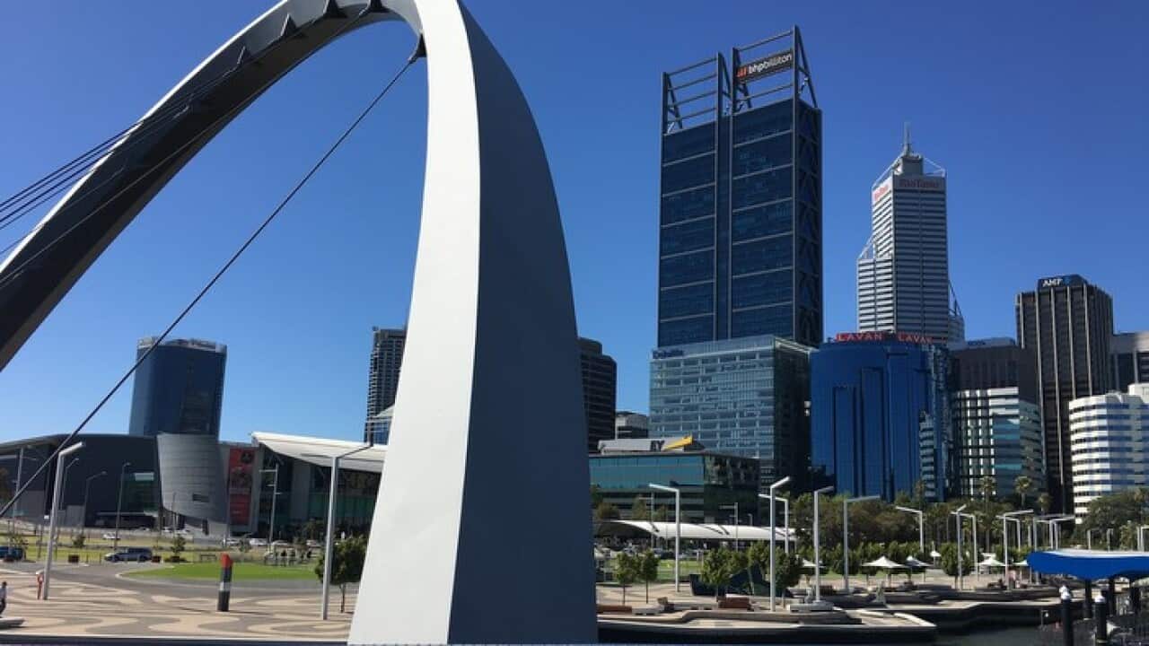 Perth city skyline