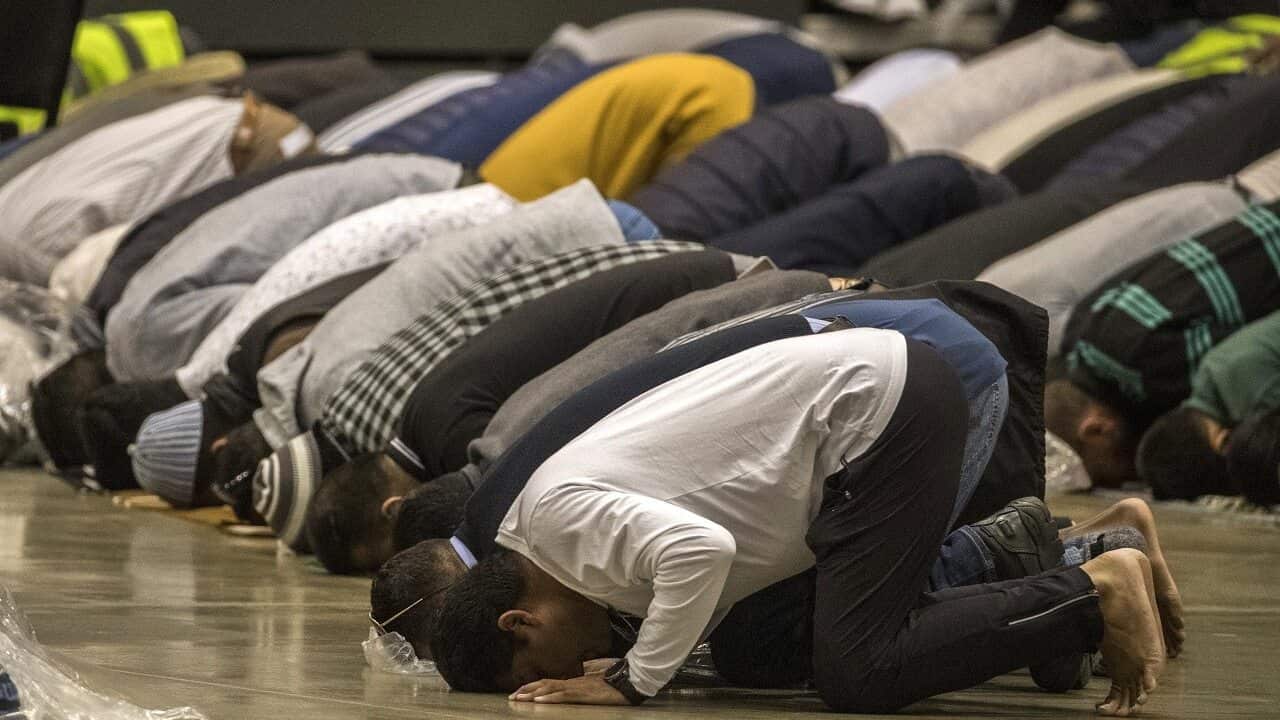 Friday prayers in Christchurch ahead of the memorial.