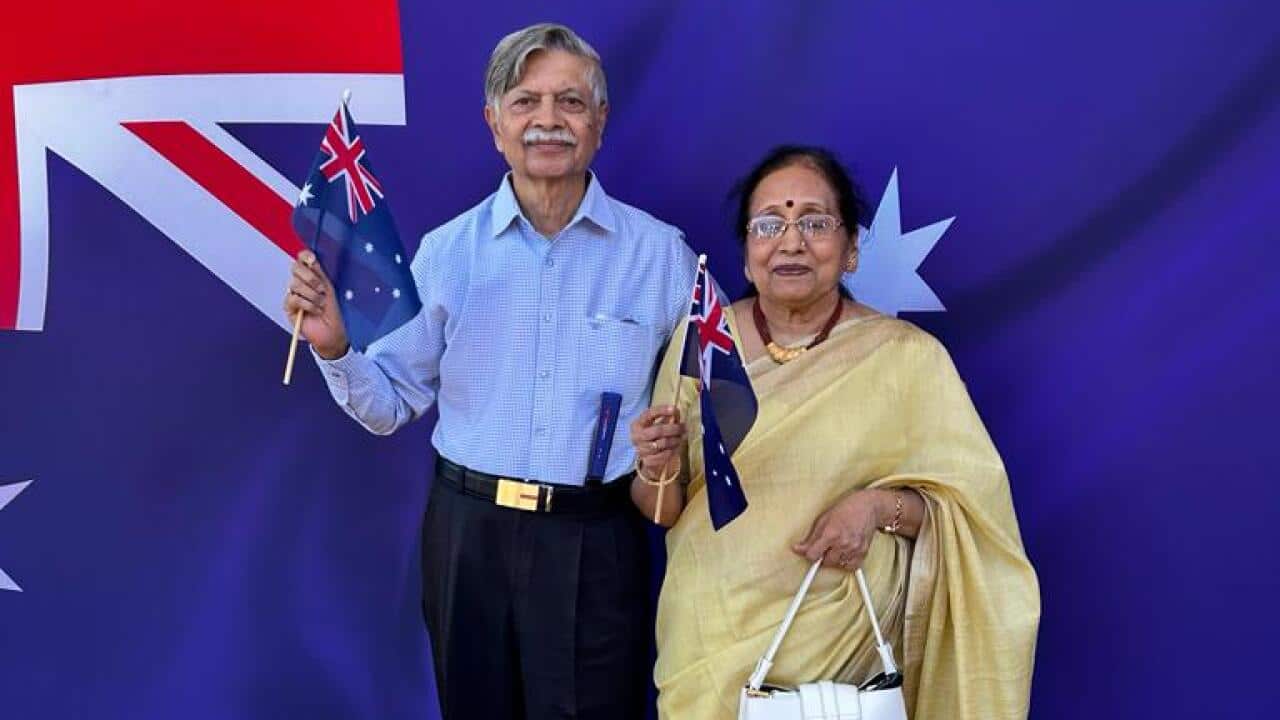 Vipin and Bharti Shah received Australian citizenship at the age of 78 and 74 respectively.