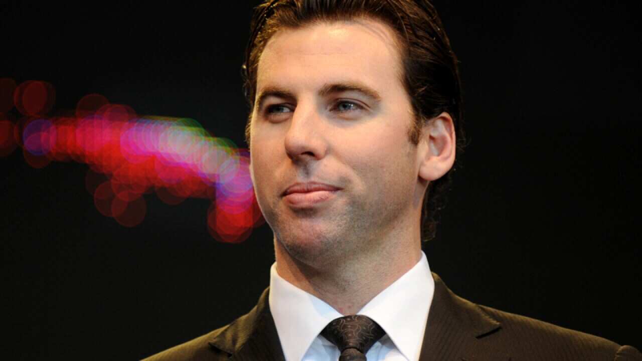 Australian swimmer Grant Hackett